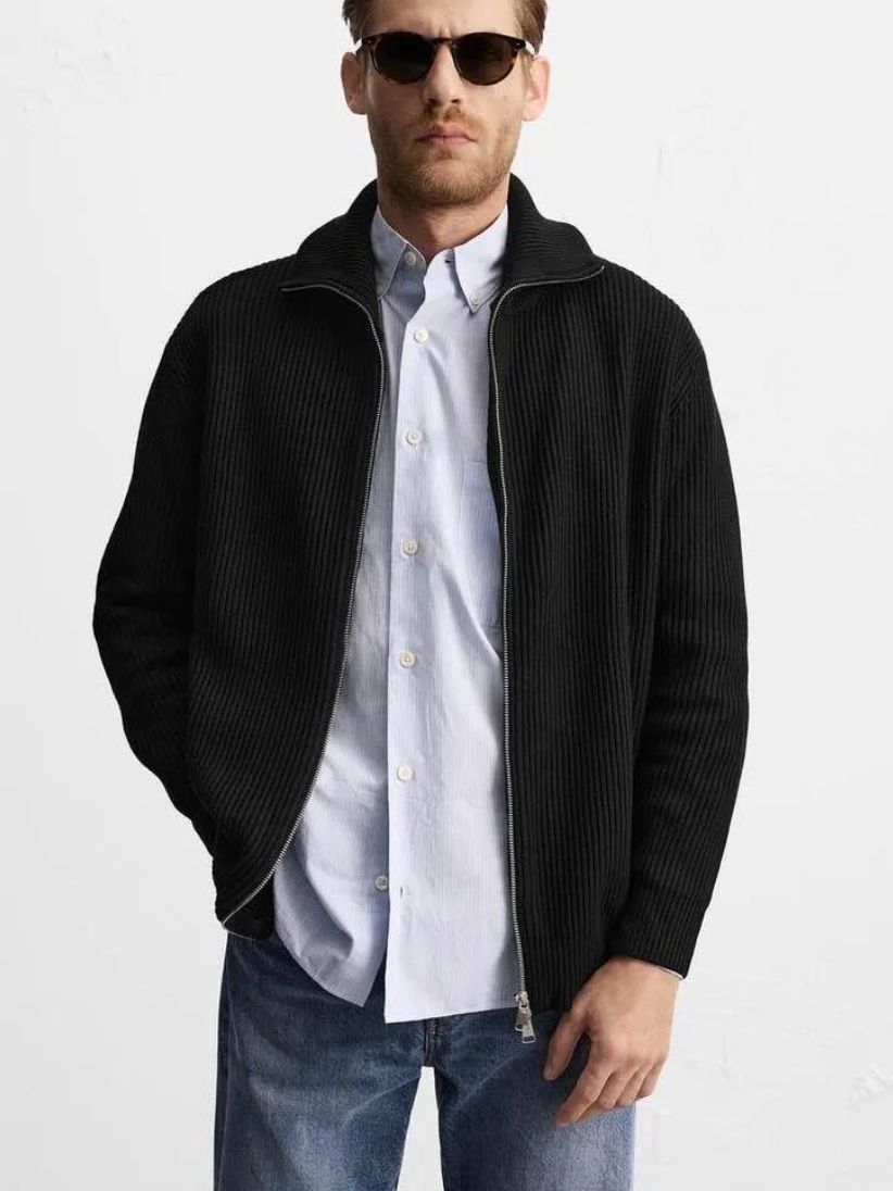 Cardigan Zippé